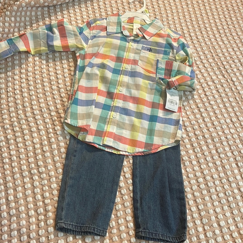 My sons gently worn clothing